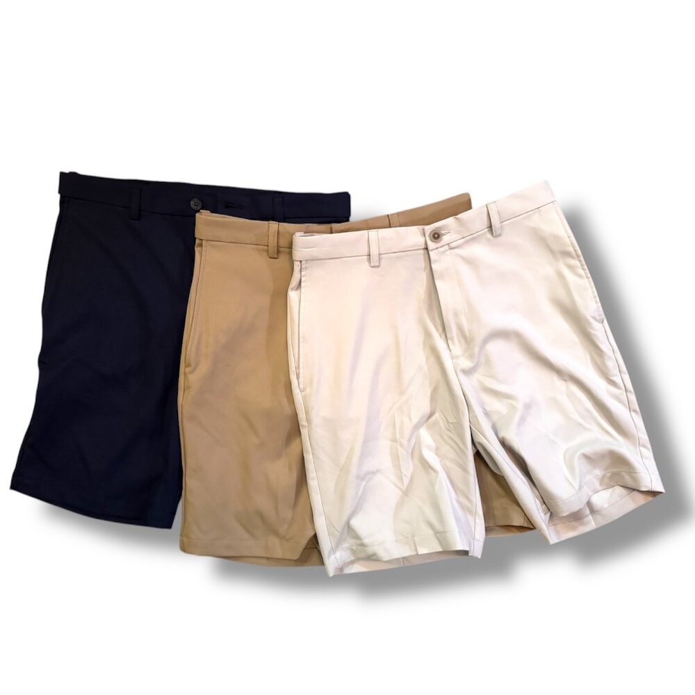 3 pair bundle - Hagar Cool 18 golf shorts Size 32